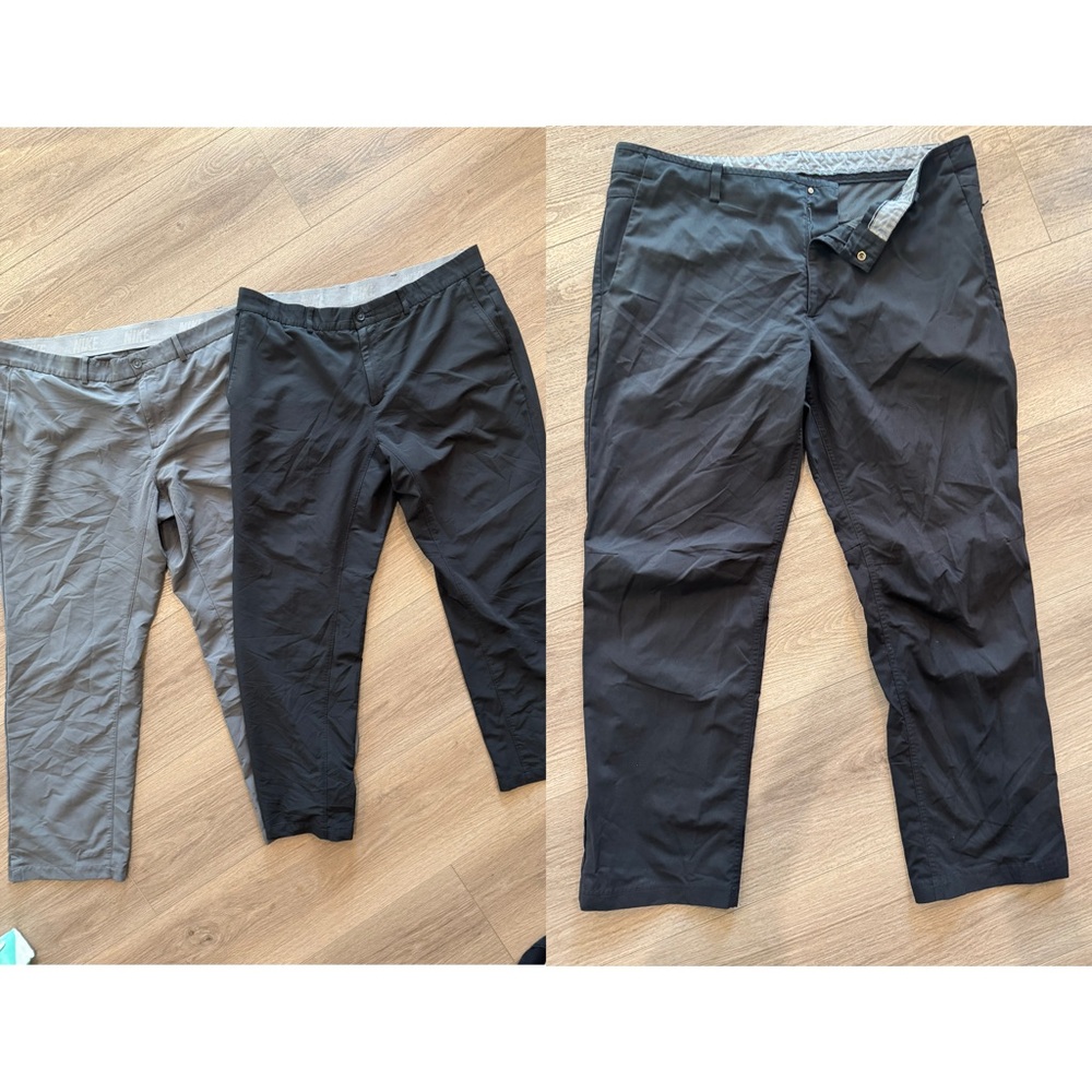 Nike Men's Black and Gray Pants